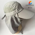 Summer Mens Mens Proteção Solar Windproof Pescoço Cap Pescoço Face Mask Flap Hat